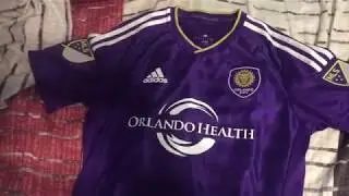 Unboxing Orlando City Inagural season home kit