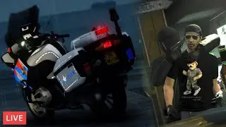 [LIVE] MOTORDIENST met GIJZELING en Achtervolging! | GTA Roleplay | Iddo