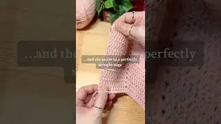 🩷🧶The secret to a perfectly straight edge #simplicity888 #crochet #knitting #handmade #crocheting