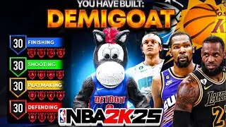 This GAMEBREAKING *NEW* BEST 6”8 DEMIIGOD Build IN NBA2K25‼️THE BEST CHEESY ISO GUARD IN THE GAME!
