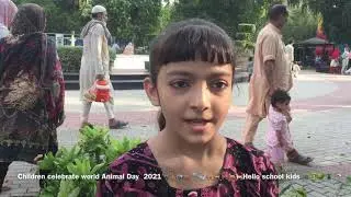 Celebrate World Animal Day 2021 | Children Celebrate World Animals Day 2021