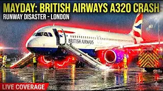 ICE + SMOKE Over the North Sea (MSFS 2024) | The Night Flight 712 Ran Out of Runway
