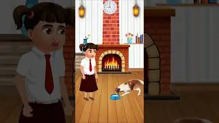 Anaya Ka Pyara Doggy 🥰 | Cartoon | Pinky Toons TV | #shorts #dog #cartoon