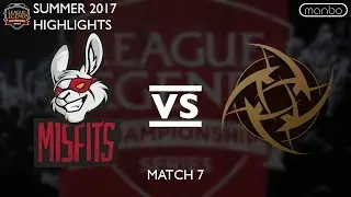 MSF vs NIP All Games Highlights EU LCS Summer 2017 Misfits vs Ninjas in Pyjamas LoL eSports