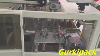 GURKI GPT-10 Self lock tray former,box erector with hot melt glue system