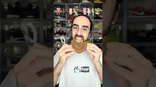 Food ASMR Eating a Dubai Chocolate Bear 🐻🍫 #food #asmr #eating #mukbang 