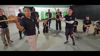 Master Apolo Ladra teaching Warrior Kali Techniques at  April 2024 Warrior Certification Seminars