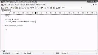 Beginner PHP Tutorial   46   String Functions String Length ‏
