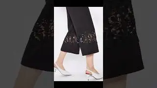 black pant design ideas #trending #pantdesigns #palzzodesign #youtubeshorts #fashion #latest #pants