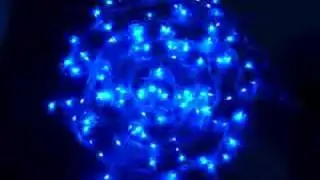 H895 Circle Black Cable Blue Lights