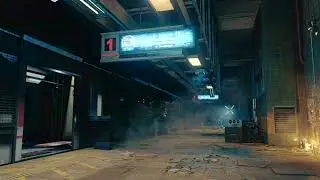 Abandoned Metro Station Ambience - Futuristic Post Apocalyptic Subway Sounds
