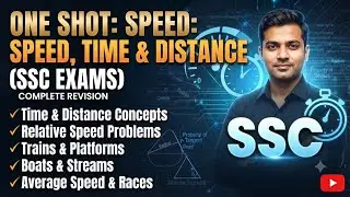 Complete Speed time and distance | समय चाल और दूरी |