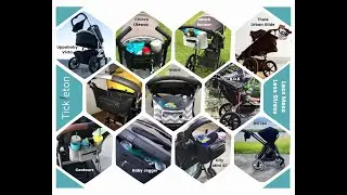 Tickleton Universal Stroller Organizer