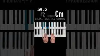 ✨Jazz Lick #2 ☕️ #jazzpiano #jazzpianist #jazzpianolessons #pianolessons #pianotutorial #jazz