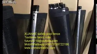 xuankefabricpoolfence 2019.Xuanke textilene fabric mesh rolls.safety pool fence,