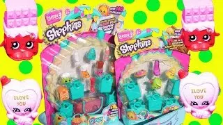 SHOPKINS GIANT SURPRISE TOYS OPENING Alltoycollector Grandma Open New 12 & 5 pack Blind bags