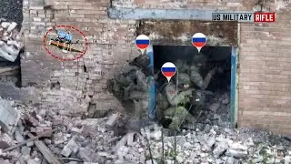 Horrible!! Ukrainian FPV drone operators take out entire Russian soldiers fleeing ambush in Kharkiv