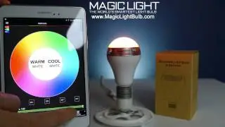 How to setup your MagicLight bluetooth speaker bulb