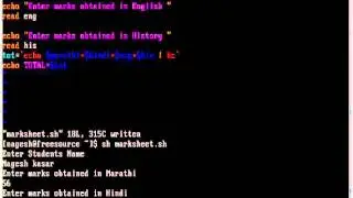 linux basic shell script by freesource technology
