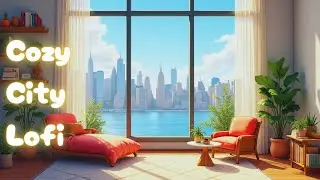 Calm City Lofi 🌆 Cozy Apartment Vibes with Sunlight & Breeze | Relax, Focus & Study Music