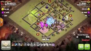 CLASH OF CLANS | TH11 3 star dip down attack on TH10!