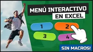💻 Haz esto para crear un MENÚ INTERACTIVO en Excel con botones para mostrar hojas. (SIN MACROS)