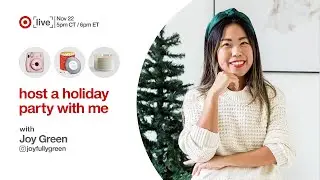 Target Live: Host a Holiday Party with Me