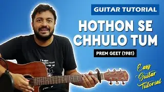 Hothon Se Chhulo Tum | Prem Geet | Guitar Lesson | Guitar Chords | Pickachord