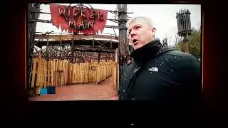 Alton Towers Wicker Man on ITV Central News (08/03/18)
