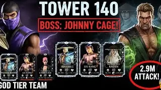 ⚡ White Lotus Tower Battle 140 | Boss Strike Force Team Fight | MK Mobile Gameplay ⚡