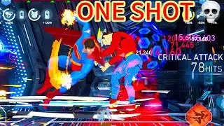 Superman&rsquo;s Insane One-Shot Ability in league invasion Injustice 2 Mobile