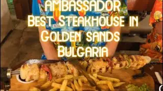 Ambassador Steak House Golden Sands Bulgaria dancing with Superman