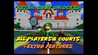 Mario Tennis N64 - Unlocked Retail Game (ROM Hack Download)
