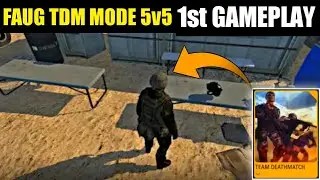 FAUG TDM MODE 5V5 GAMEPLAY IS HERE | WHY FAUG TDM MODE DELAY REASON