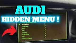 Скрытое меню MMI от Audi раскрыто! Работает на большинстве моделей.
