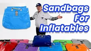 NEW Commercial Vinyl Sandbags for Inflatables in Multiple Colors!