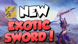 NEW Exotic Sword Black Talon! Is It Good? [Destiny 2 Forsaken]