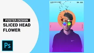 How to Create Sliced Head Flower - Tutorial Photoshop CC 2020
