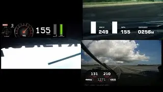 M2K Motorsports Ford GT Vs SSC Tuatara Koenigsegg Jesko Absolut 100-250 MPH Acceleration Comparison