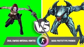 CSNZ Dual Sword Infernal Hunter против БОССА Prototype Phobos [ТЕСТ ОРУЖИЯ]