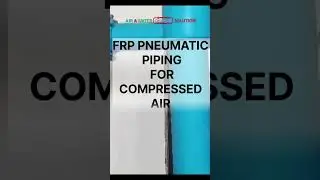 FRP Pneumatic Pipe &mdash; The Future of Compressed Air Systems #shorts #trending #pipeline #airpipeline