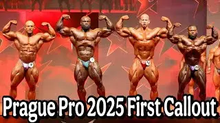Prague Pro 2025 Open Bodybuilding 🔥 | Top 5 Battle & Prejudging Highlights in 4K