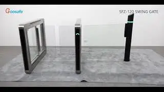 Самый тонкий турникет для скоростного прохода | Распашной барьер | SFZ-120
