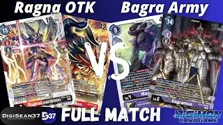 RagnaLoardmon OTK VS Bagramon/Bagra Army | Digimon Card Game | RB1 Resurgence Booster