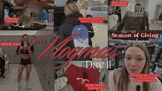 Unboxing 📦🎧 Vlogmas Day 12  | busy work day, new darc unboxing, season of giving, free meal