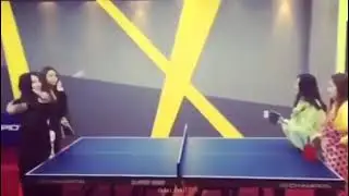 NaChaeng Vs Dahyo Table Tennis Funny (Ping Pong)
