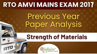 RTO AMVI Mains | Strength of Materials | RTO AMVI Previous questions 2017 | RTO AMVI mains strategy
