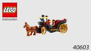LEGO Instruction - Other - 40603 - Wintertime Carriage Ride