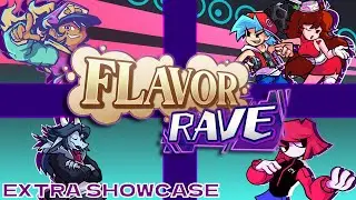 [FNF] EXTRA songs in the BEST OC MOD! FLAVOR RAVE - EXTRA Showcase/Playthough