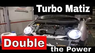 Turbo Matiz stage 2: Double the power with Ecumaster DET3 and dynotuned by Jean N.
